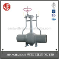 Valve flow control adjustable fully welded ball valve